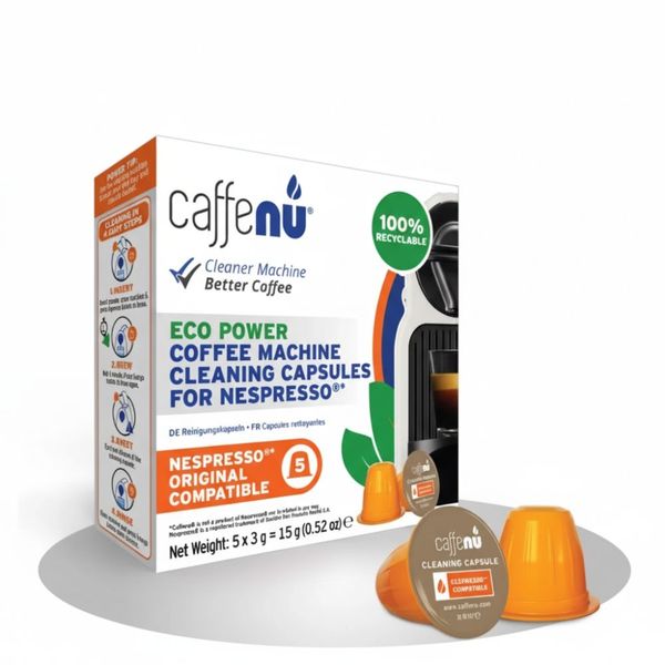 Caffenu - Cleaning Capsules Compatible With Nespresso
