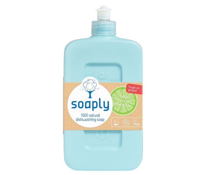 Soaply Natural Dishwashing Soap Fresh Lime 500ml