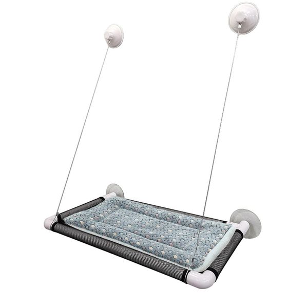 Cat Hammock Window Bed (Large) With Super Suction Cups And Fleece Blanket