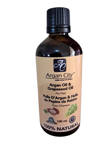 Argan Oil and Grapeseed Oil for Hair 100ml