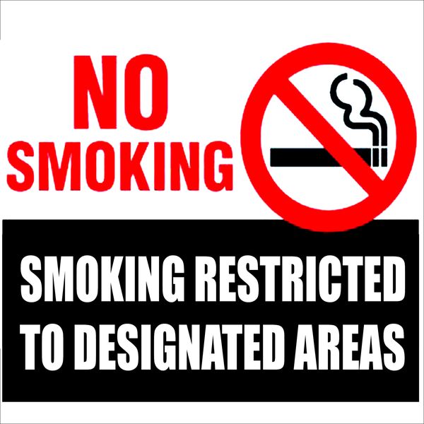 Smoking restricted Sign-29cmx29cm