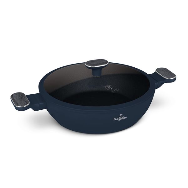 Berlinger Haus 28cm Titan Pro Non-Stick Coating Shallow Pot - Deep Sea