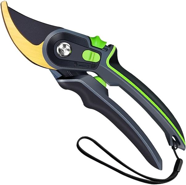 Pruning Shears, Handheld Gardening Scissors, High Carbon Steel