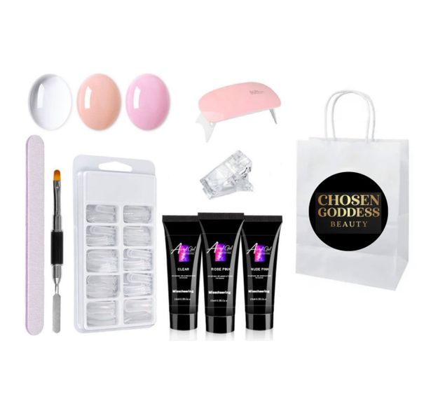 Chosen Goddess Polygel Starter Kit With 6w Nail Dryer