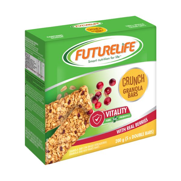 Futurelife Granola Bars Real Berries - 5 x Double Bars (200g)