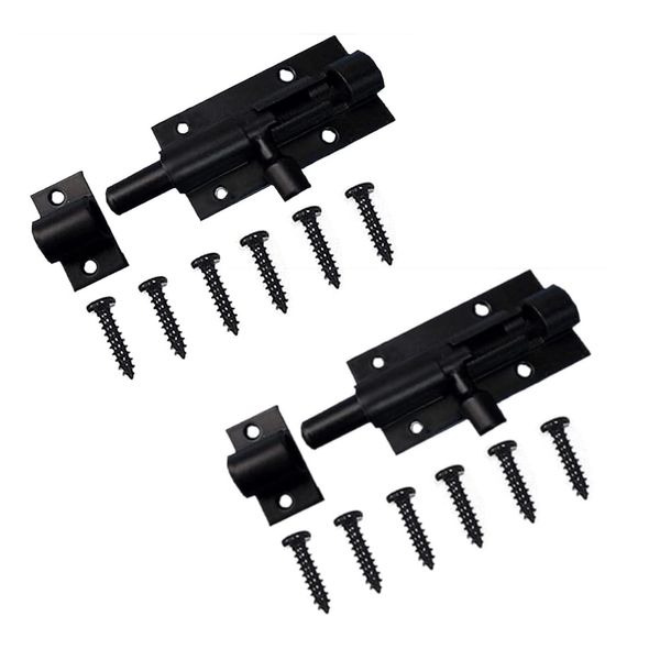 DIY Tool Stainless Steel Cabinet Door Bolt Sliding Lock (5cm)