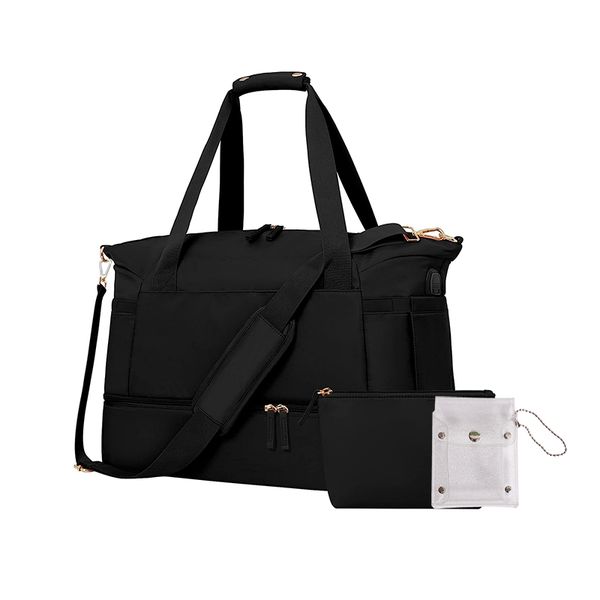 Duffel Bag with USB Charging Port For Gym, Sports or Travel