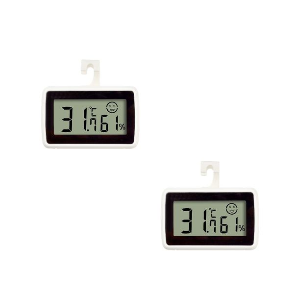 Hygrometer - Humidity &amp; Temperature meter - 2 Pack