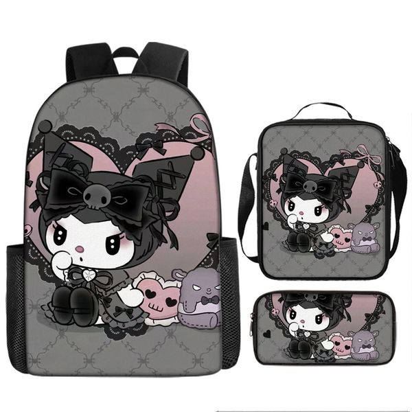 Lunch Box &amp; Pencil Case -Kuromi image