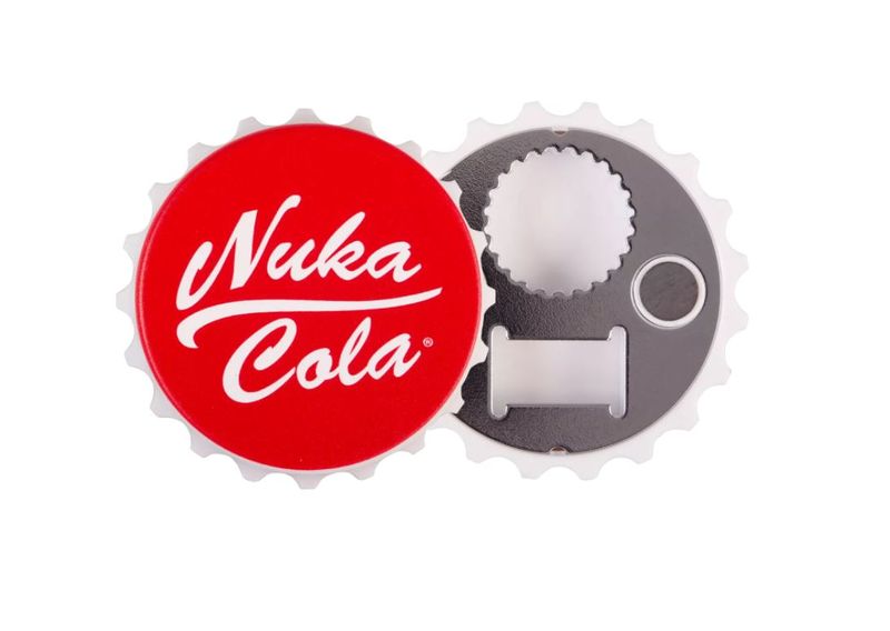 Official Fallout: Bottle Opener Fridge Magnet - "Nuka Cola