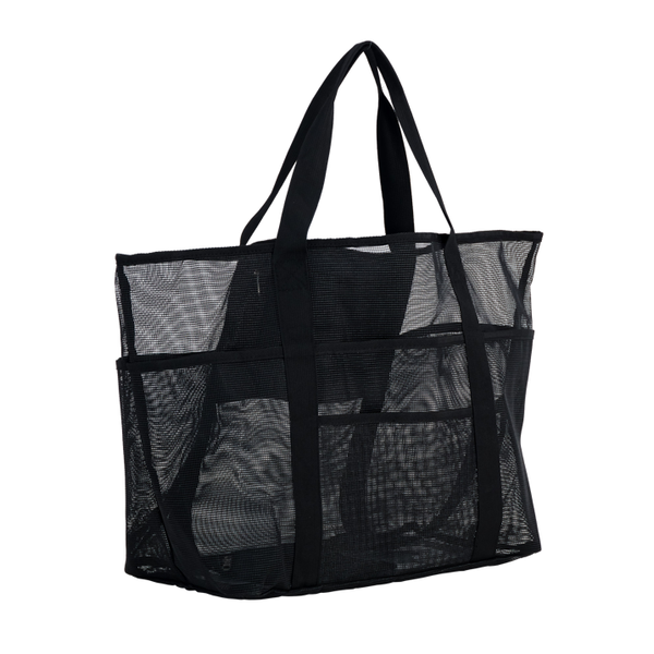 Dear Deer Tote / Shopper / Beach Bag (Black)