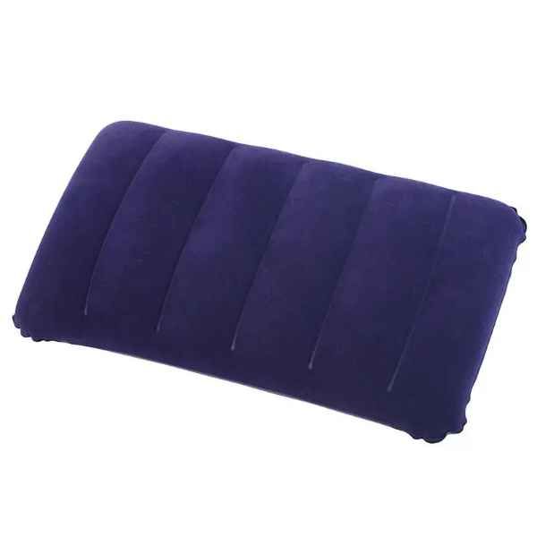 High Quality Lumbar &amp; Neck Flocked Inflatable Travel &amp; Outdoors Pillow