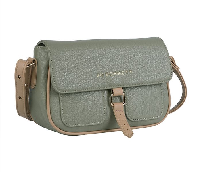Jo Borkett Jasmine Flap-over Sling Olive Green