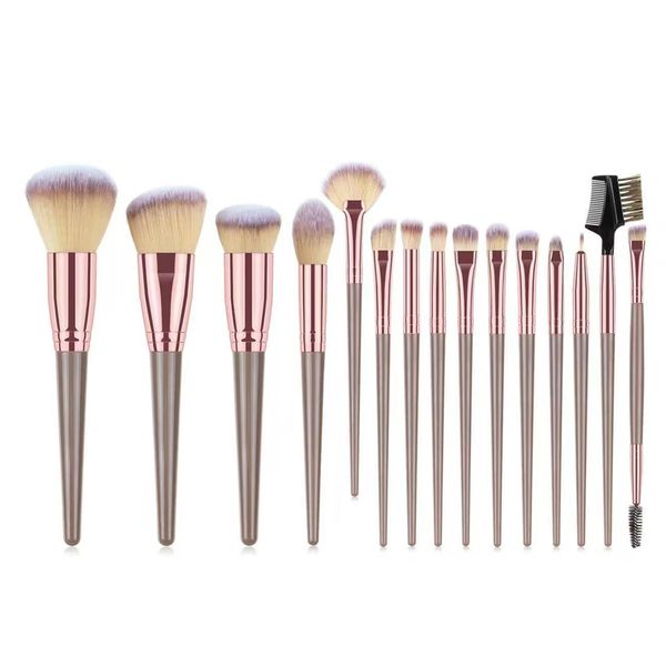 15-Piece Complete Makeup Brush Set | Beauty Tools