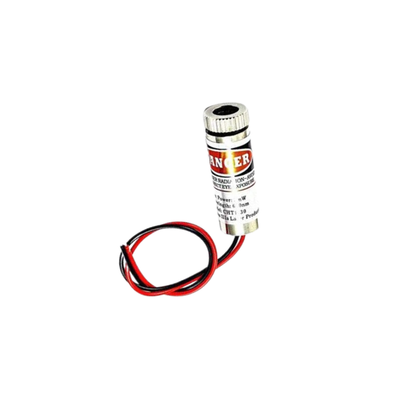 650nm 5mW Adjustable Focus Red Dot Laser Emitter - HLM1230
