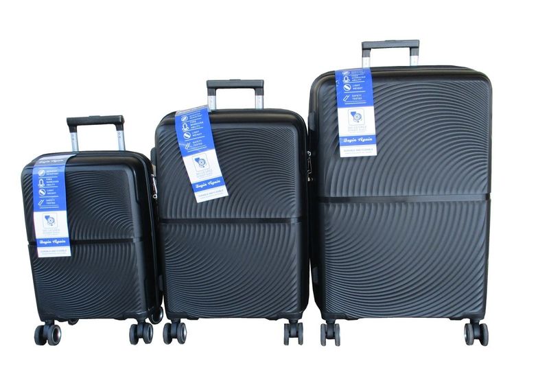 Unbreakable Cream White 3-Piece Luggage Set