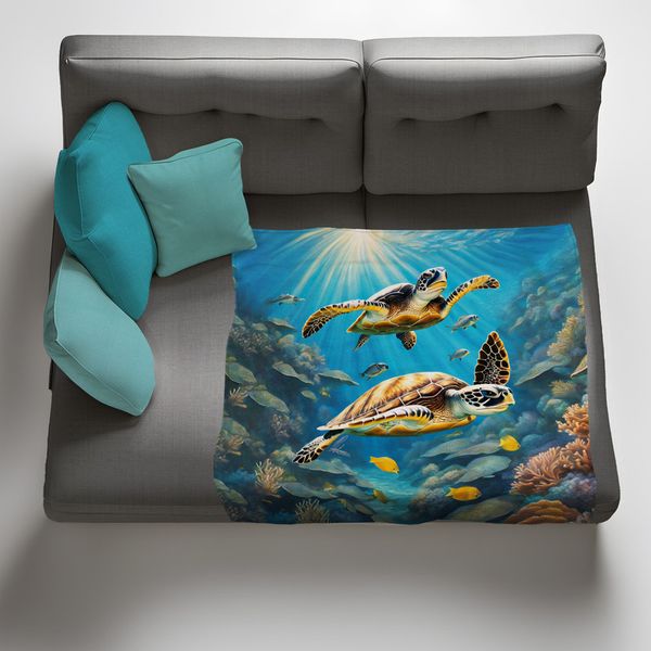 Tides Of Tranquility Light Weight Fleece Blanket by Nathan Pieterse