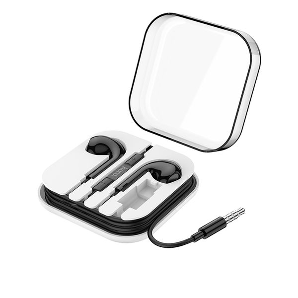 FI - In Ear Earphones with Mic Model M1 Max with 3.5 mm Connector: Black