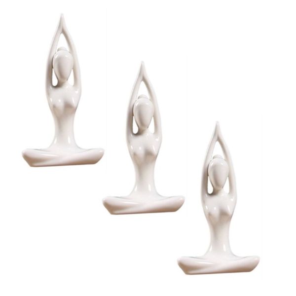 Decor Yoga Figurines Set of 3 - 8cm (Special)