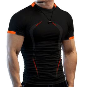 APEY - Compression T-Shirt For Men - APEY Gym Shirts Quick Dry