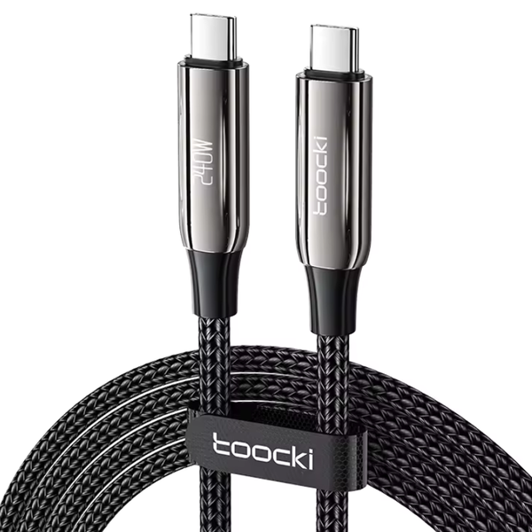 Toocki - 240W PD3.1 - Ultra-Fast Charging Cable - Type C - Black - 2M