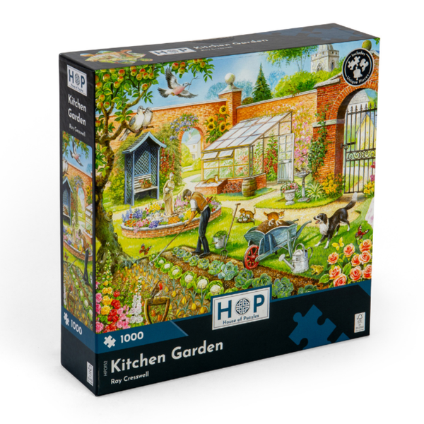 House of Puzzles - Kitchen Garden - 1000 Piece Jigsaw Puzzle