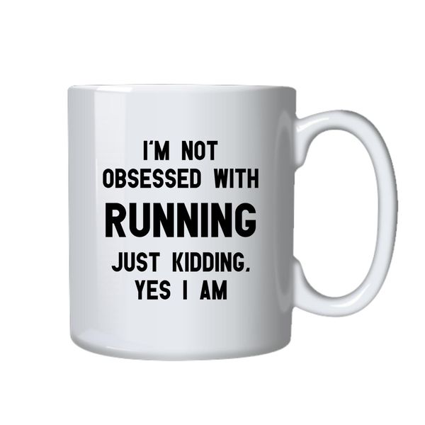 Running Coffee Mug - Best Runners Funny Novelty Gift Idea - Athlete