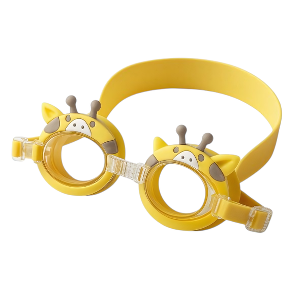 Giraffe Design Goggles For Kids - Yellow