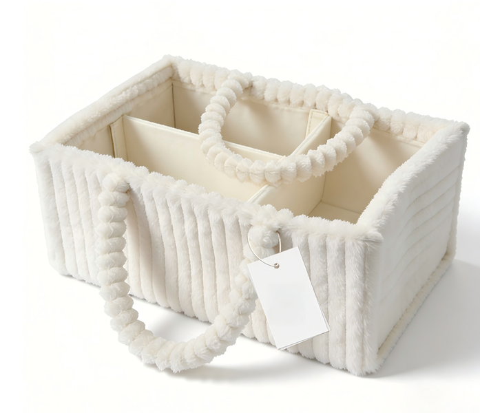 Baby Diaper Storage Rack Diaper Storage Organizer Diaper Organizer in White