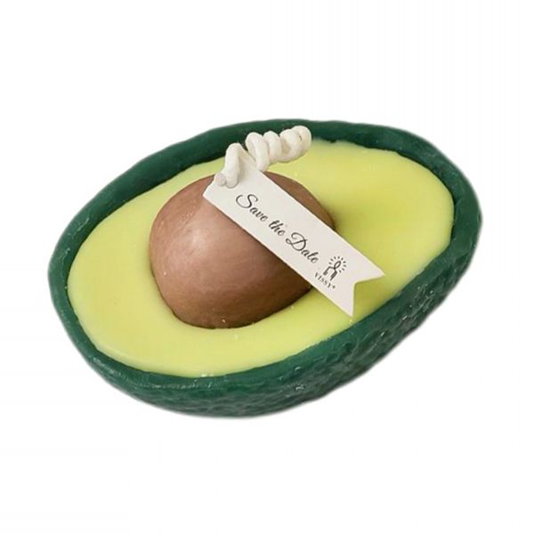 Simulated Avocado-shaped Scented Candle Ornament