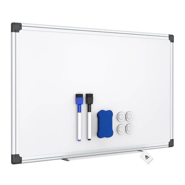 Topika Whiteboard with Pen, Double Side Dry Ease Magnetic Wall-Mounted