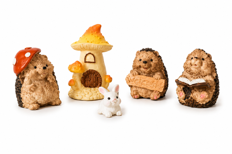 My Miniature Garden Figurines-Set of 5