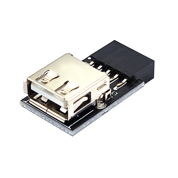 9Pin to 1 Port USB Adapter Connector PC Internal Motherboard