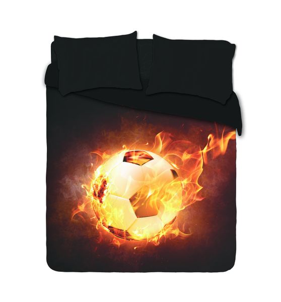 Imaginate Decor - Flaming Hot Soccer Ball Duvet Cover Set