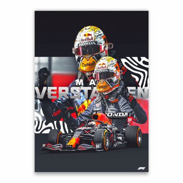 Max Verstappen F1 Poster - A1