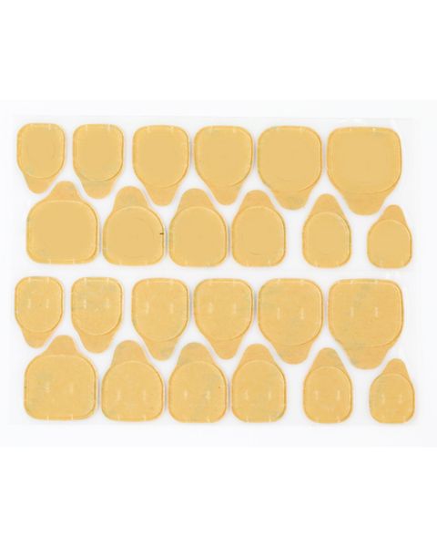 20 Sheets Nail Jelly Glue Tabs Double Sided Waterproof Clear Nail Adhesive