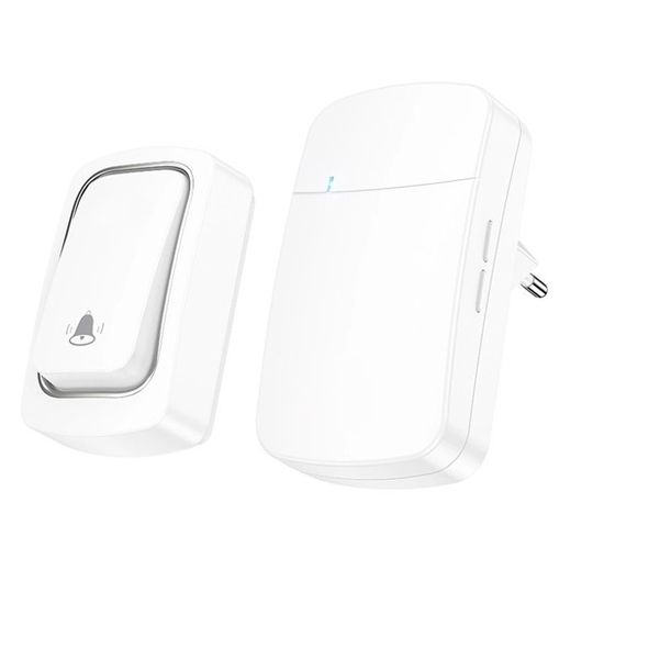 Wireless mini Doorbell Suitable Set For Apartments/Garden Gates white h126