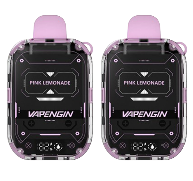 Set of 2 Vapengin Novo 8500 Pink Lemonade Vapes - 50mg Nic
