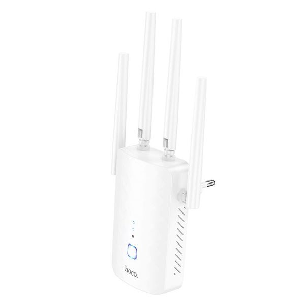 300Mbps 2.4G WiFi4 Repeater Signal Wi-Fi 4 Range Extender With EU Plug