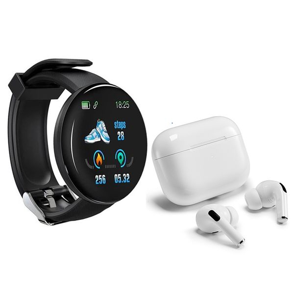 Smart Watch T19 and EarPod pro compatible with iPhone Android combo