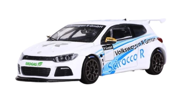 GCD Volkswagen Scirocco R Nurburgring Racing Edition White 1/64 Scale