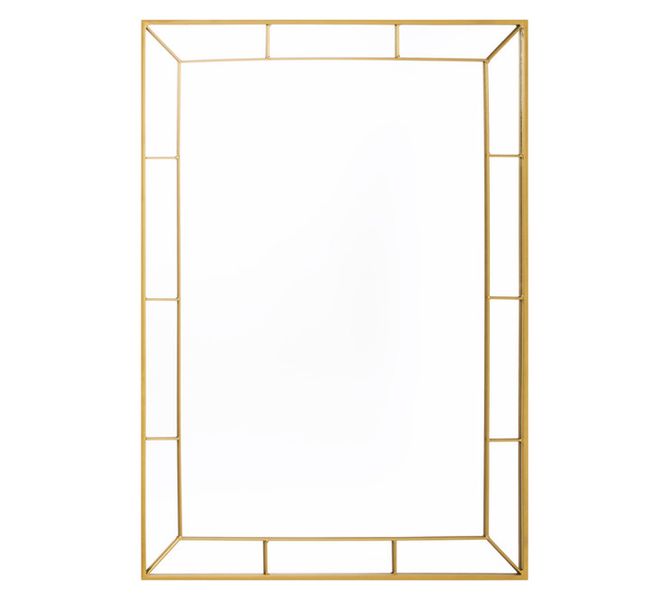 Gold Frame Square Mirror - Joy 700 x 1000mm