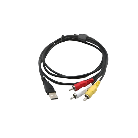 1.5M USB to 3RCA AV Cable - Audio Video Adapter Cord Image