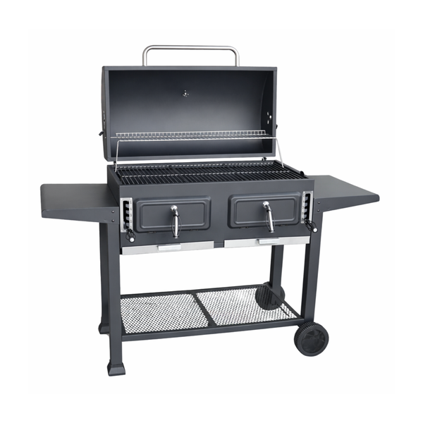 BraaiBoss Titan Charcoal Braai with Thermometer and Adjustable Heat