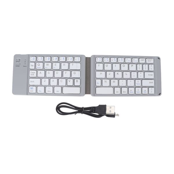 Foldable Keyboard Travel BT3.0 Silent Grey
