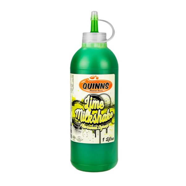 Quinns - Lime Milkshake Flavoured Syrup - Sauces - 6 x 1 Litre