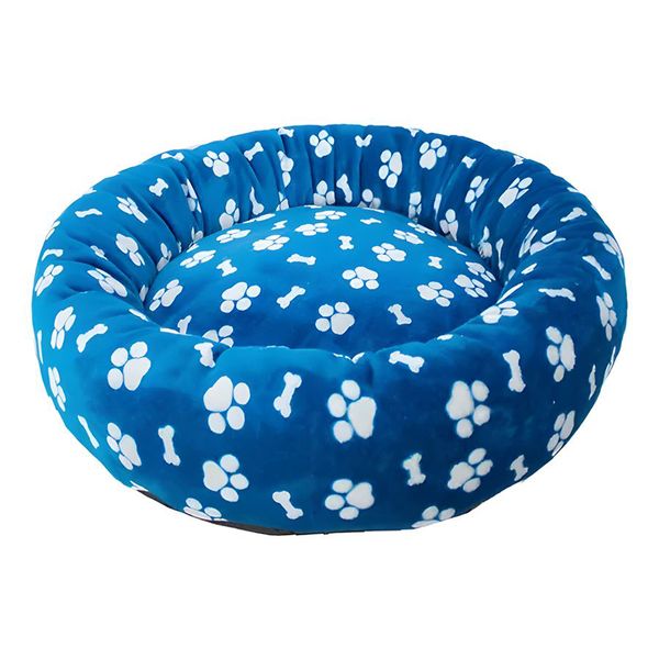 Different Colors &amp; Patterns Super Soft Medium Round Pet Bed