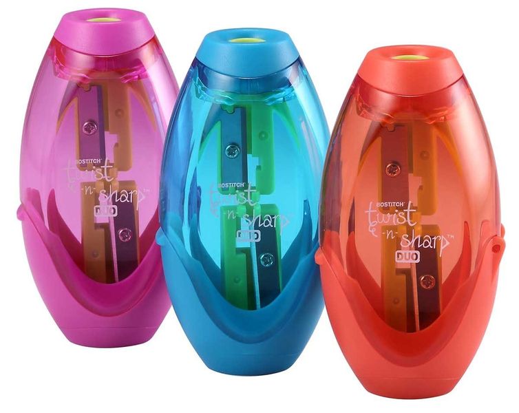 Bostitch 2-Hole Twist n' Sharp Pencil Sharpener