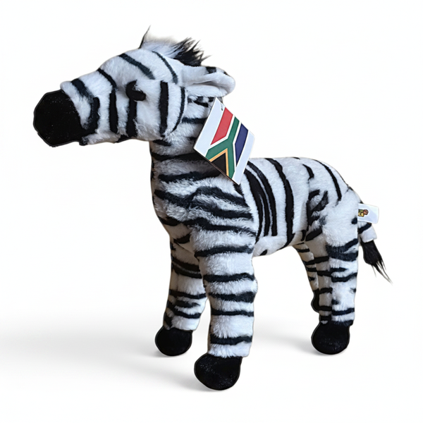 Cuddly 20 cm Zebra Plush Toy for Kids and Collectors