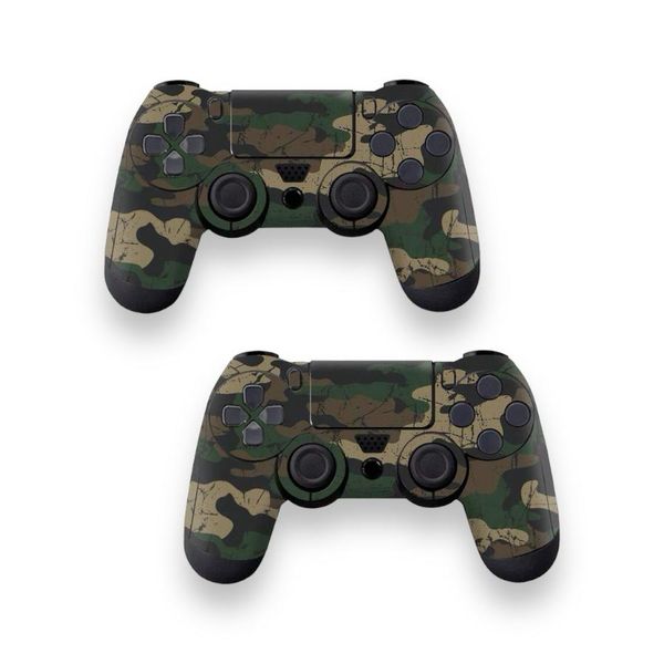 Camouflage Pattern Full Body Skin Sticker For Ps4 Controller 2 pack